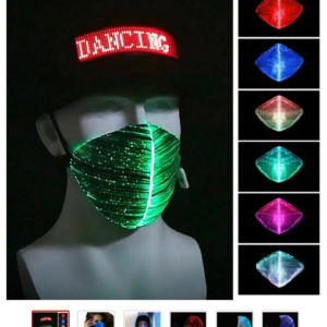 LED Mask, Luminous Mask, Glowing Mask, Optical Fiber Mask, LED Lighting Mask, Girl Mask, Lovely Mask,