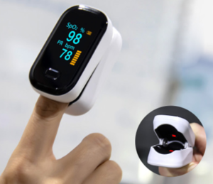 Finger-Clamp Pluse Oximeter, Fingertip Pluse Oximeter, Portable Oximeter, Finger Blood Monitor, Pulse Rate Detector Blood Oxygen Saturation Detector, Blood Oxygen Saturation Tester, Blood Oxygen Saturation Monitor, Fingertip Oximeter,