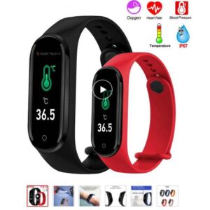 M4Pro Body Temperature Smart Bracelet, M4Pro Smartband, M4Pro Bluetooth Bracelet, M4Pro Smart Watch, M4Pro Fitness Band, M4 Pro Smart Bracelet, M4pro Thermometer,