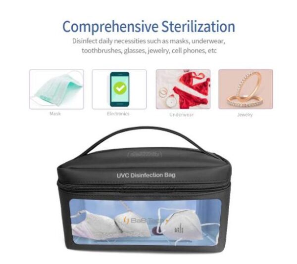 UVC Disinfection Bag, UV Disinfection Bag, UV Light Pack, UV Sterilization Pack, Mask Sterilization Box, Sterilizer Bag, UV Disinfection Pack, Sanitizer Box, Sanitizer Pack,