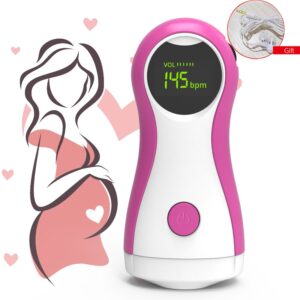 BOXYM Prenatal Fetal Doppler Fetal Heart Rate Monitor Portable de Fetal Baby With Free Earphone For Pregnant Women
