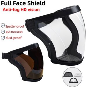 Security protection Transparent full face shield safety glasses Protective Cover WindProof Anti-fog Eye Protection Face Mask