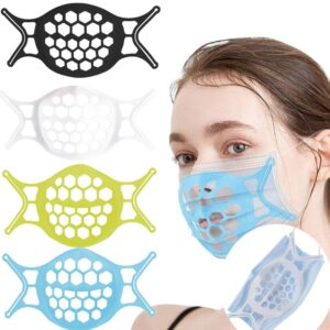 New 3D Mouth Mask Support Breathing Assist Help Mask Inner Cushion Bracket Silicone Mask Holder Adults Breathable Valve
