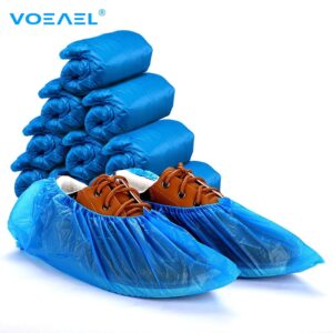 Anti Slip Disposable Shoe Covers Waterproof Overshoes Dustproof Reusable Boot Cover Dispense for Home, Rainy, Factory Protective