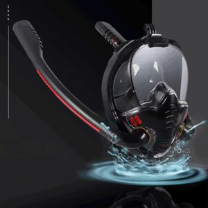 Snorkeling Mask Double Breathing Tube Diving Mask Adults Swimming Mask Diving Goggles Water Sports Swim Equipment