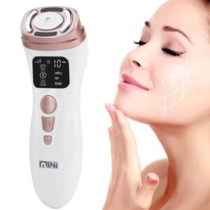 NEW Mini HIFU Facial Machine RF Tightening EMS Microcurrent For Eye & Facial Lifting and Tightening Anti Wrinkle Face Massager