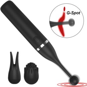Female Clitoris 3 Caps Replaceable Vibrator G Spot Masturbation Massage Sex Toy Suitable For Women Couples Adult Products Erotic