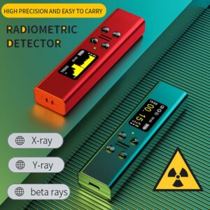 2023 NEW Geiger counter High Precision Nuclear Radiation Detector X-ray Beta Gamma Detector Geiger Counter Dosimeter