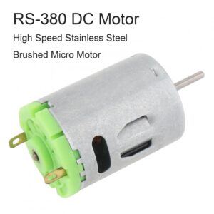 380 DC Motor DC 6-24V 6000-24000RPM High Speed Hobby Toy R380 Micro Motors for Hair Dryer DIY Toy Fan Engine Small Appliance