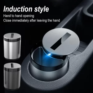 Automatic Opening And Closing Ashtray Auto Accessories Smart Car Ashtray Intelligent Infrared Induction Car Astray Car Trash Can