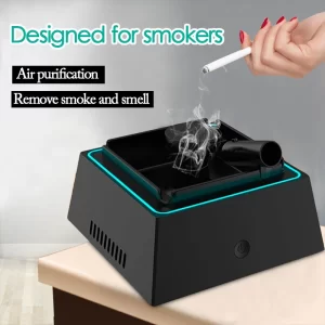 Smart Ashtray Air Purifier Removes Second-hand Smoke The Smell Of Tobacco Disappears In An Instant, USB Portable Ashtray
