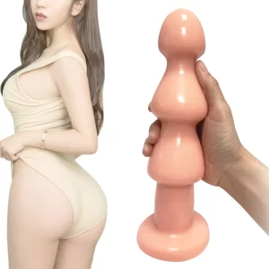 Anal Plug Pull Beads Female Masturbation Silicone Butt Plug Prostate Massager Powerful Sucker Dildo Adult Products Sex Toys