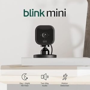 Blink Mini Compact Indoor Plug-in Smart Security Camera