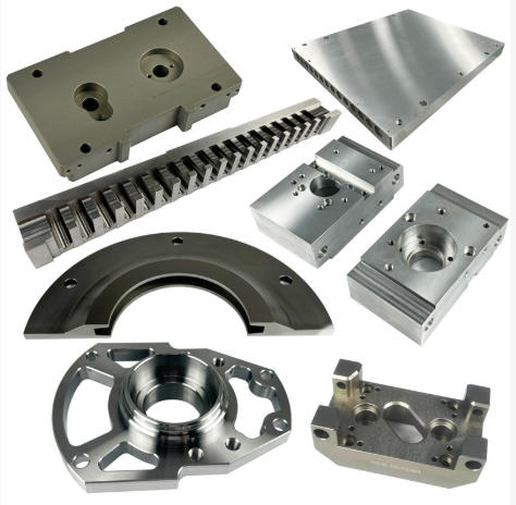 High-precision CNC machined parts and vertical machining center components manufactured by BA8 Tech